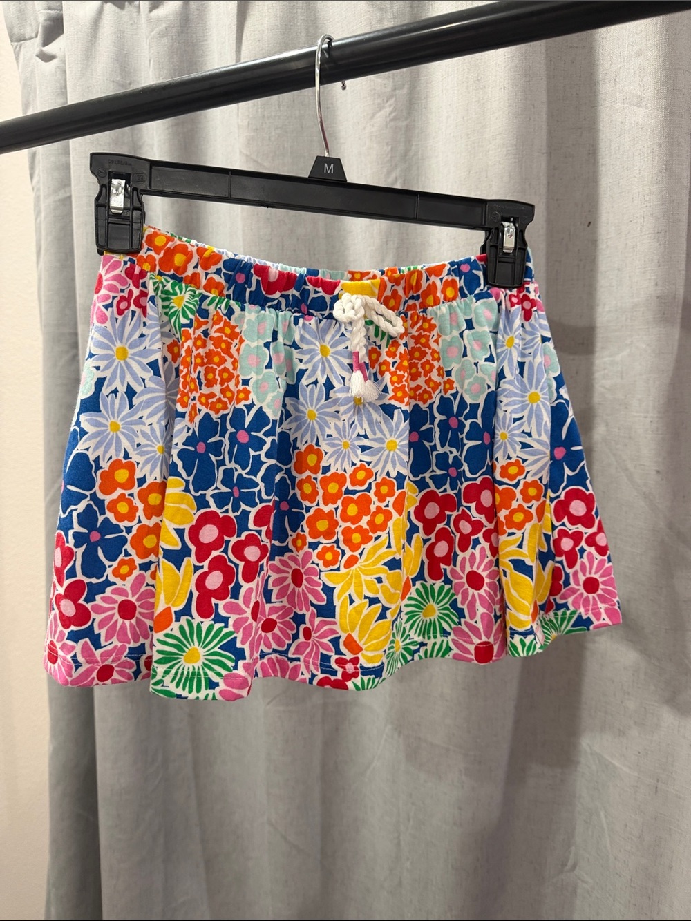 crown & ivy Bright Floral Multi-Color Cotton Skort